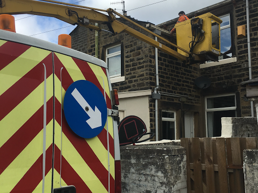 Wooden gutters replaced with new UPVC