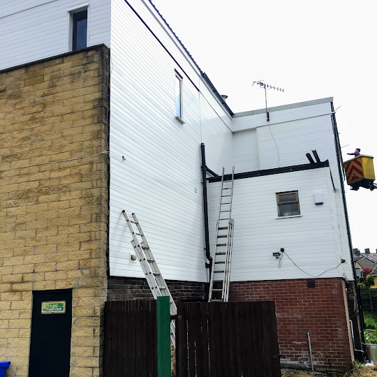 Colne Cricket Club Cladding